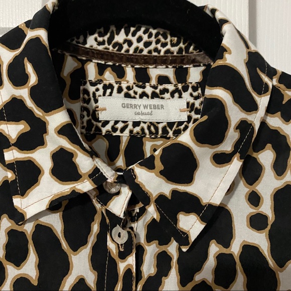ANIMAL PRINT BUTTON DOWN BY GERRY WEBER - Picture 3 of 6